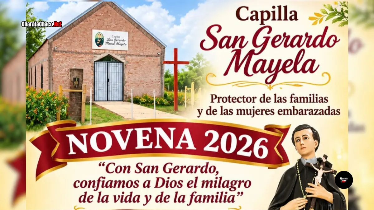 Novena a San Gerardo y feria de platos en Charata