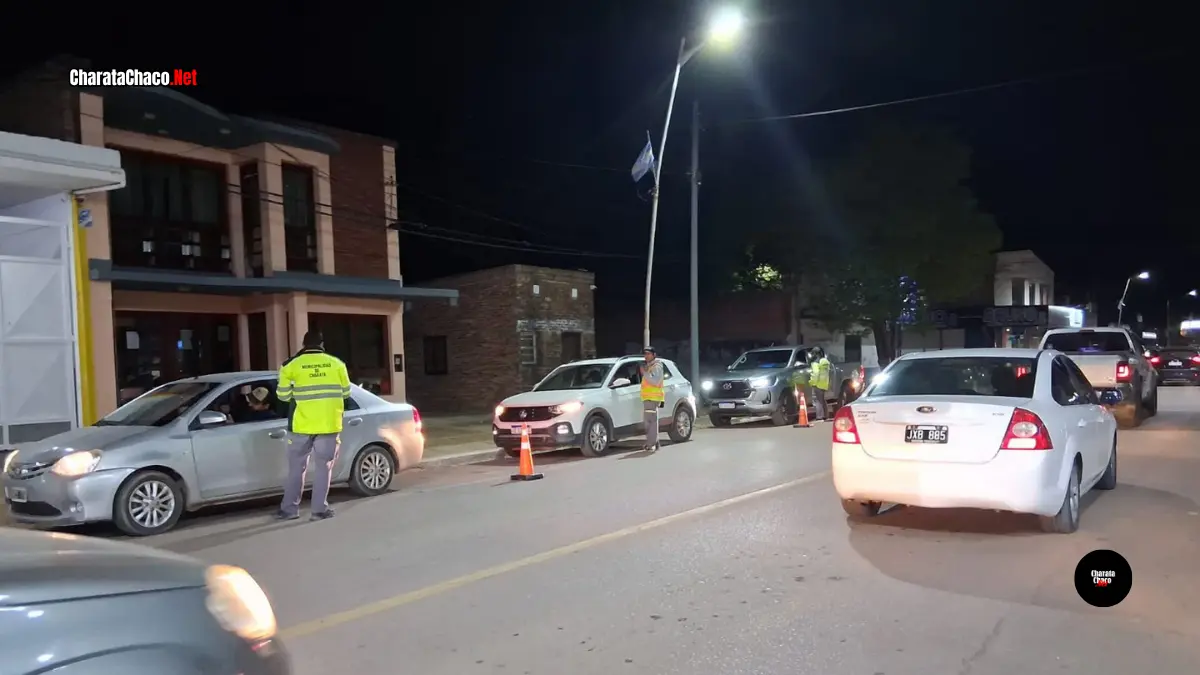 Operativos de control vehicular en Charata