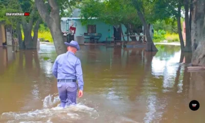 Asistencia por inundaciones en Chaco: operativo policial