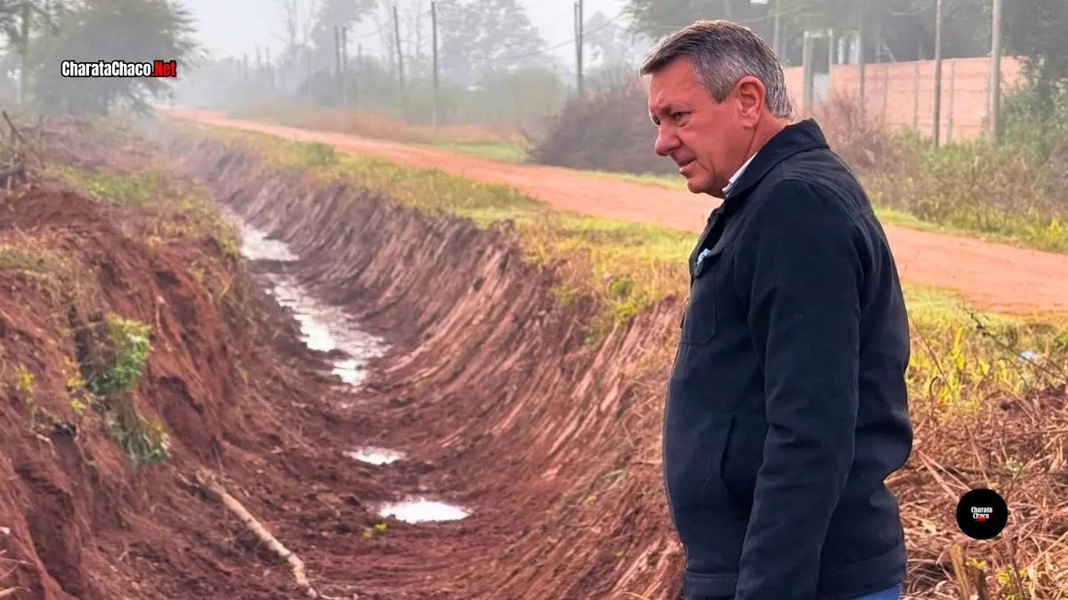 Charata se prepara ante El Niño: 40 km de canales