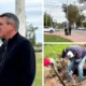 Desagües e iluminación en Charata: Rach recorrió las obras