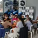 Taller de tejido solidario en el Paseo del Sol